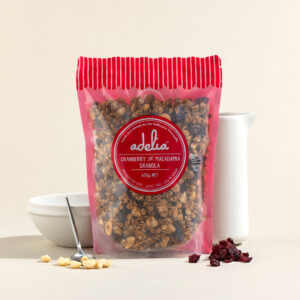 Adelia Fine Foods Cranberry & Macadamia Granola